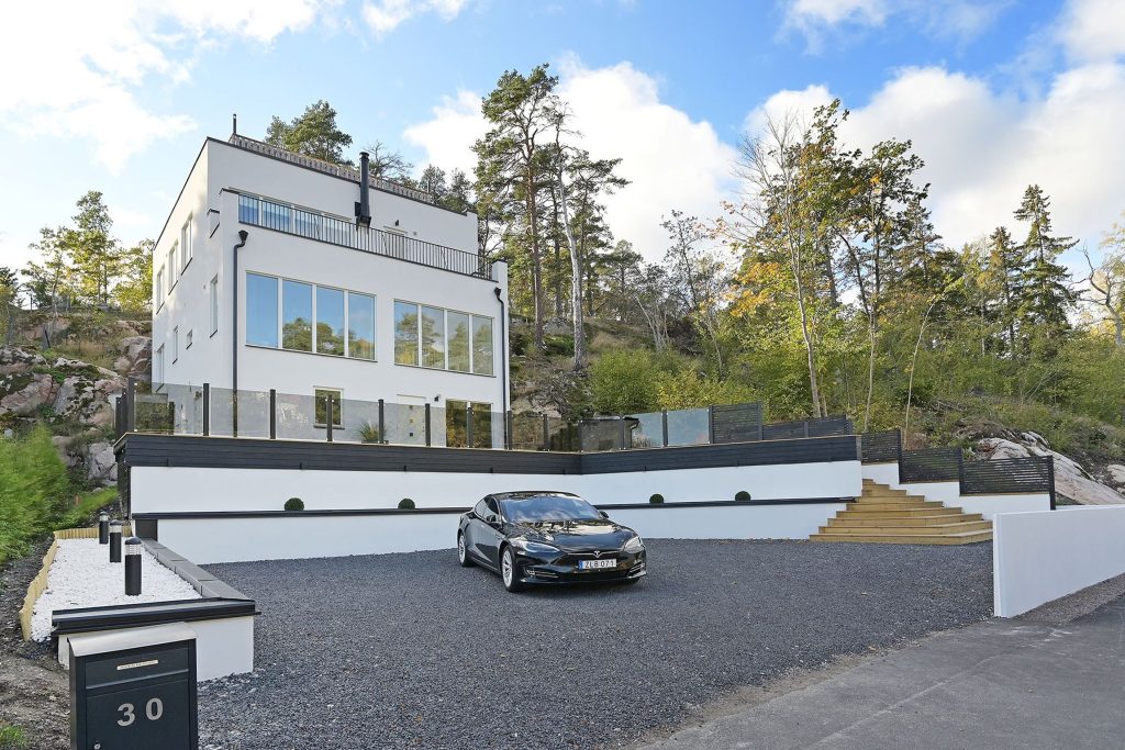 bygge av takterrass tatskikt i osterskar akersberga stockholm